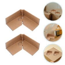 30Pcs Reusable Cardboard Corner Guards for Fragile Carton Shipping Light Yellow
