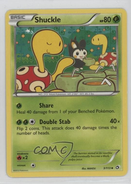 Shuckle Pokemon Black & White Legendary Treasures #3
