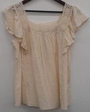 Max Studio Women's White Size M Blouse