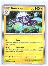 TOXTRICITY 072/197 HOLO FIAMME OSSIDIANA CARTA POKEMON TCG