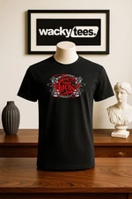 Vatos Locos Blood In Blood Out 8 Text Style Graphic Tee Shirt