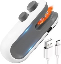 2-in-1 Mini Bag Sealer Machine with Cutter, USB-C Rechargeable Heat Seal Tool –