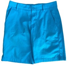 Under Armour boys golf shorts Sz Youth YMD blue School Play Resort Bermuda Train