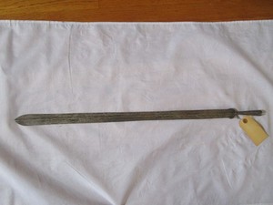 Vintage Hand Forged Iron African Spear Tip Head