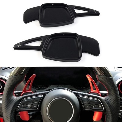 Steering Wheel Paddle Shifter Extension For Audi A6 C8 A7 4KA A8 S4 S5 2020 Blk