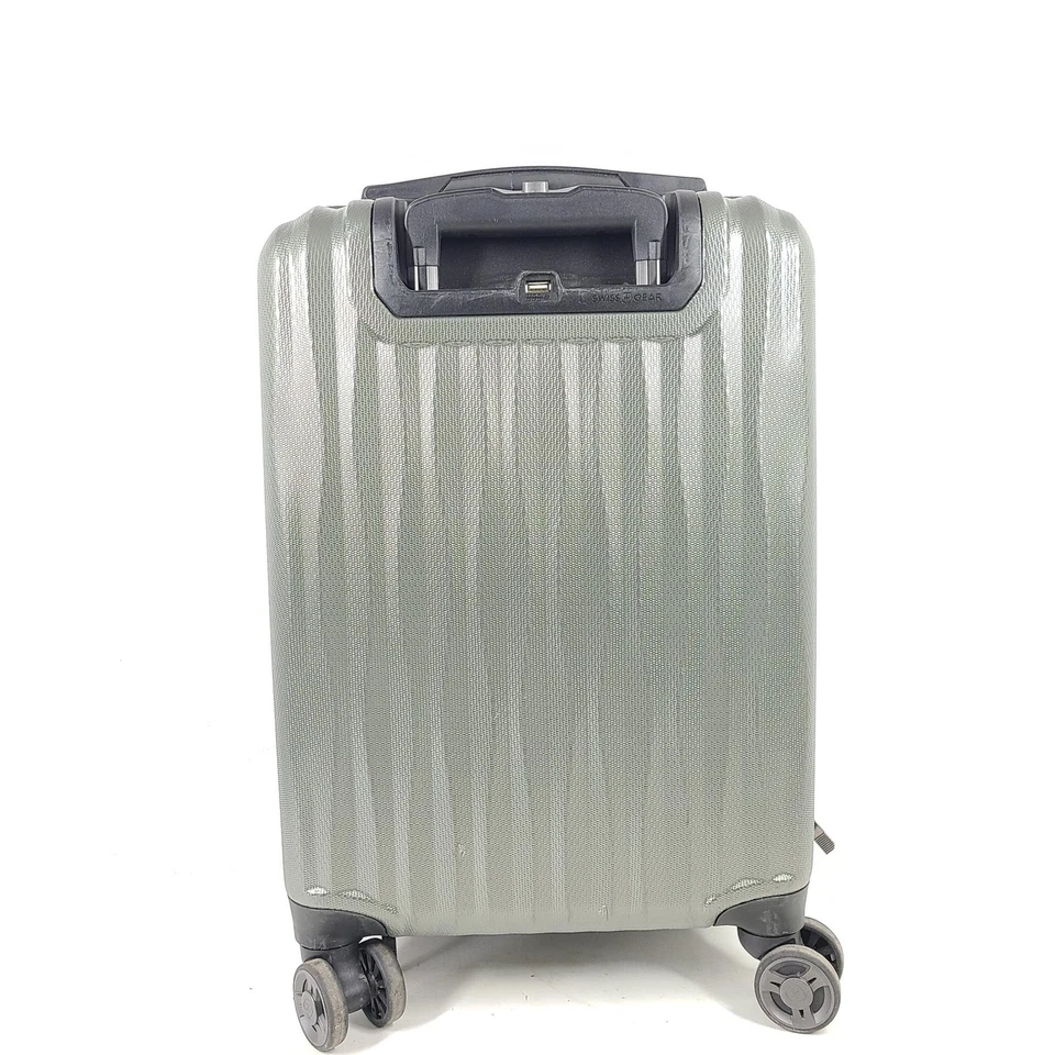 Equipaje de mano Swiss Gear 20" Energie expandible rígido giratorio plateado Foto 3 de 4