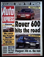 Auto Express Magazine No.237 April 9-15 1993 mbox2375 Rover 600 Hits The Road