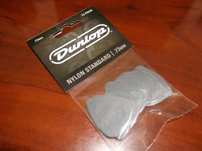 Dunlop Standard Nylon Picks (12) - CHOOSE THICKNESS