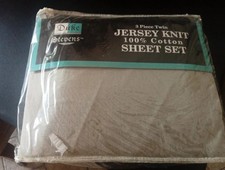 Duke Stevens Bedding Twin Sheet Set 3 Piece Beige Bed Sheets Twin Size Bed Soft