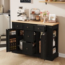 Kitchen Sideboard Buffet Server Storage Cabinet Console Table Drawer Dining Room