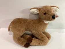 Dakin Plush Laying Deer Tawny 14" Realistic Soft Stuffed Animal #23905 NWT Sweet