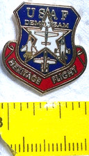 United States Air Force (USAF) Heritage Flight Military Lapel Tack Pin Badge