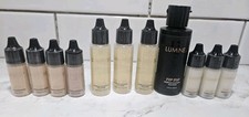 NEW SEALED LOT OF 11 LUMINESS AIRBRUSH SYSTEM-CLEANER-PRIMER-GLOW