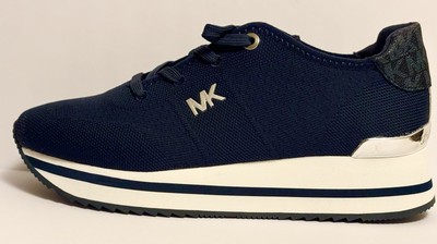 Michael Kors Monique Women s Sneaker Sz.8M Dark Blue Breathable New Other 