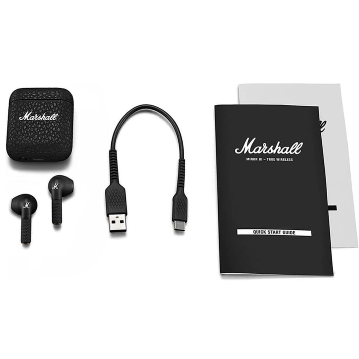 Marshall Minor III True Wireless In-Ear Headphones - Black