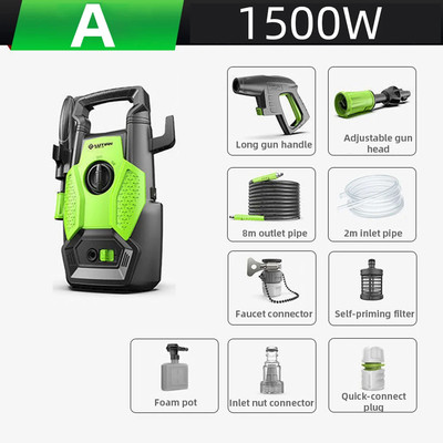 1700W Elektrischer Hochleistungsreiniger 220V Mit Hochdruckpumpe Spritzpistole