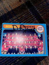 1979-80 OPC MONTREAL CANADIENS TEAM CARD DOUG JARVIS AUTOGRAPH NHL HOCKEY AHL