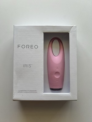 Foreo Iris Eye Massager Pink Portable Sonic Illuminating  - Tested & Working