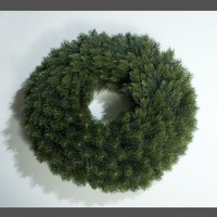 KüNstlicher Xl Weihnachts Edeltannen Kranz D. 40Cm GrüN Dpi Wa