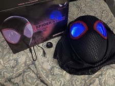 Spiderman Miles AUTO Light-up Eyes Mask Ring Remote Control Wink Gifts US Spot