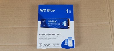 Western Digital WD Blue SN5000 1TB NVMe PCIe Gen4 M.2 SSD - New Sealed