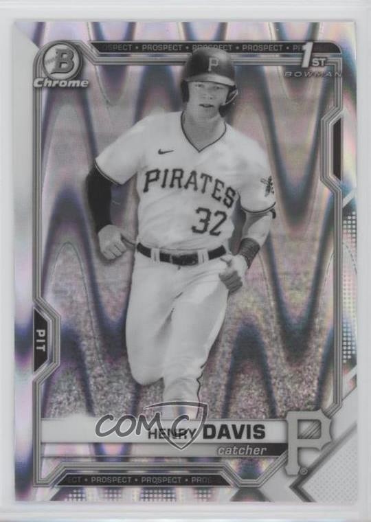 2021 Bowman Draft Chrome Black & White RayWave Refractor Henry Davis #BDC-48 he0