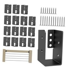 Pcs Concealed Joist Hanger Bracket, 201 Stainless Steel 2x4 2×4 Angle 90° 16