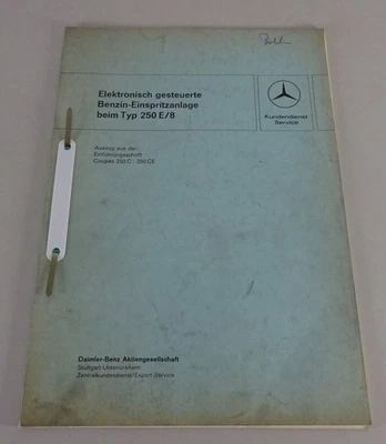 Manual De Taller Mercedes-Benz W114 /8 250 C/CE Coupé Año 1970 - Imagen 1 de 3