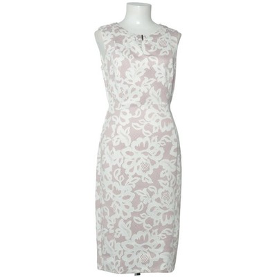 Kate and Lily, Kleid, Größe: 38, Pink/Weiß, Elasthan/Polyester, Blumen #gdn