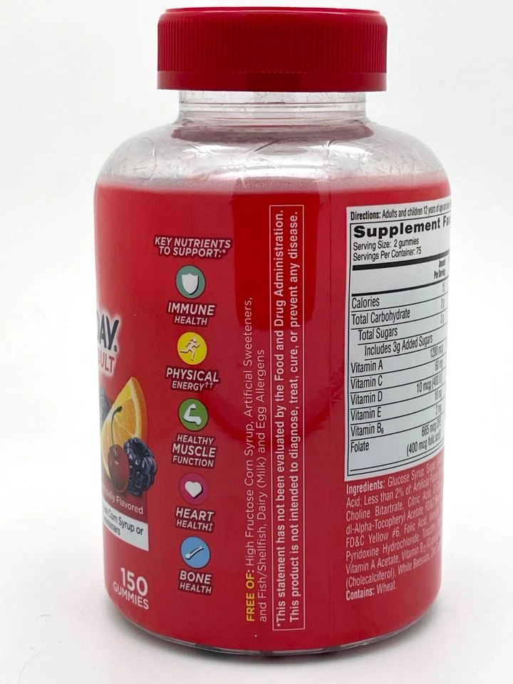 Gominolas multivitamínicas VitaCraves para adultos 150 cada una por una al día Foto 2 de 4