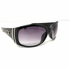 Oscar De La Renta 1095 Women  s Oversized Sunglasses Black Frame Gradient Lens