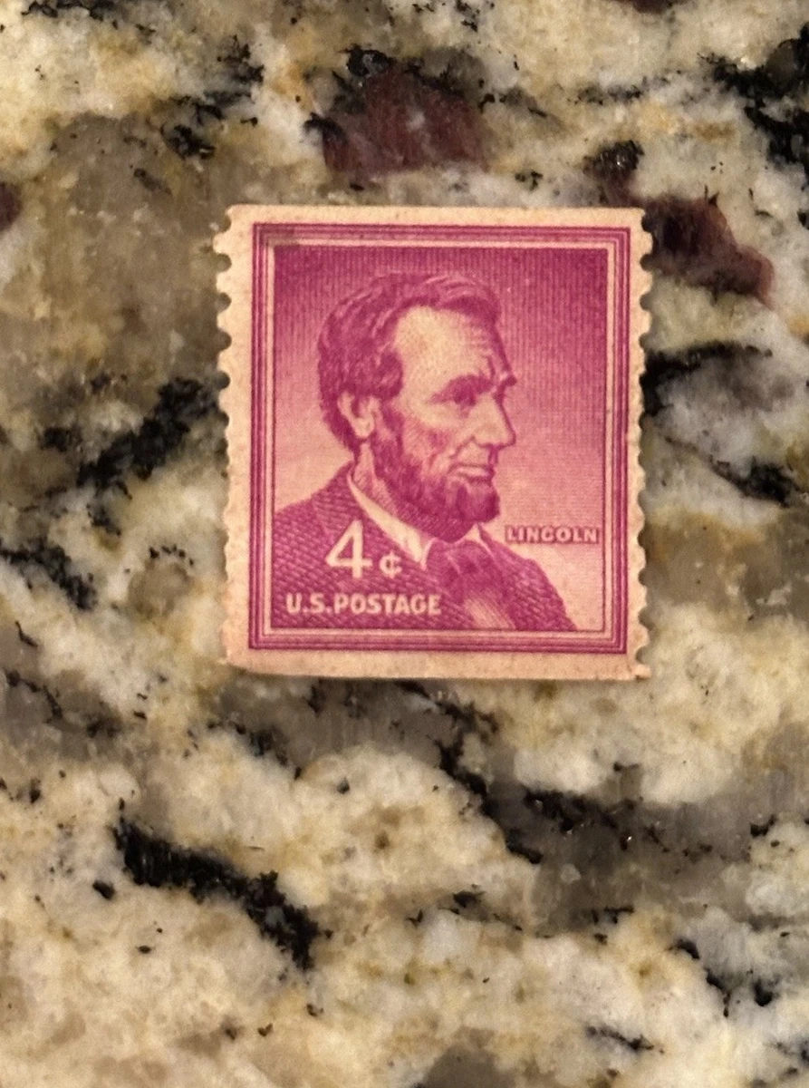 4 Cent Lincoln Stamp In Used Us Stamps (1901-Now) for sale | eBay