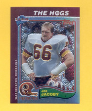 2005 Topps Fan Favorites JOE JACOBY Washington Redskins Chrome Card 013/499