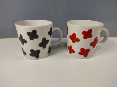 Hana x Hana Floral Pattern Mug Set of 2
