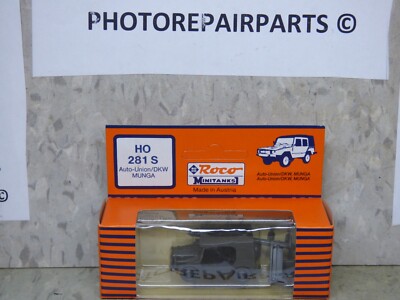 Roco Minitanks  1/87 Modern West German Auto-Union Munga 1/4T Jeep Lot#6999K 