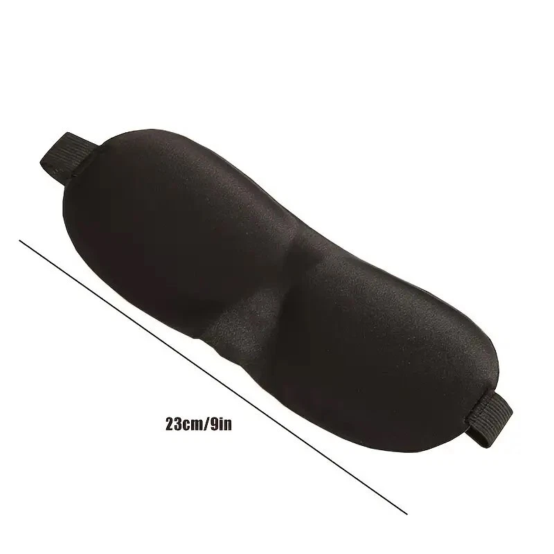 2 Pack Travel 3D Eye Mask Sleep Soft Padded Shade Cover Rest Relax Blindfold - Image 3 of 4