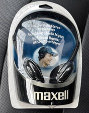Maxell HP-100 Headband Headphones - Black