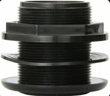 5 Pack Lifegard Aquatics Standard Threaded Bulkhead 1/2-inch Standard