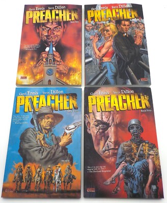 洋書 PREACHER 4 x Book Set GARTH ENNIS s-l400.jpg