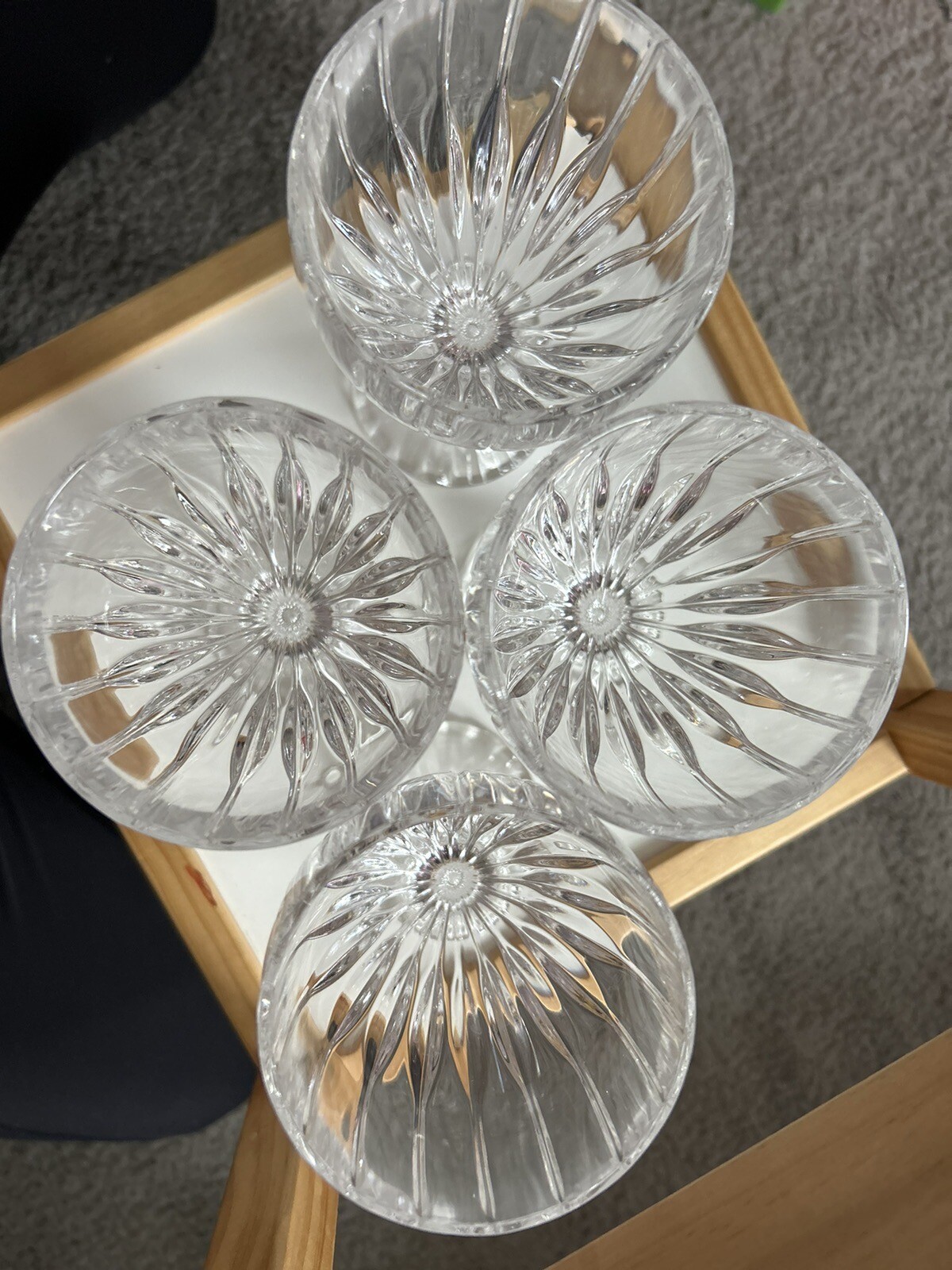 Mikasa Crystal Wine Goblets eBay