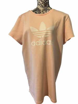 adidas pink t shirt dress adidas Disney Loose Polo T-Shirt Dress