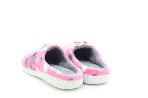 Damas Rosa Confort Suave Cálido Peludo Dormitorio Slip On Slippers Mulas  - Imagen 6 de 9