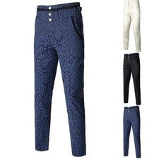 1*Mens Gothic Pants Vintage Cosplay Costume Trousers Steampunk Victorian Pants