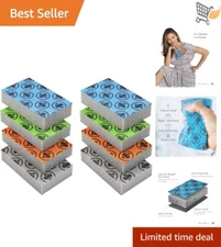 Kitchen Dish Sponges Bulk 8 Pack Odor Free Non-Scratch Scrub Pads for Cleaning