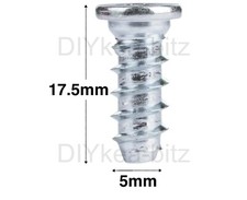 12 105307 IKEA Screws Cross Head 17.5mm HEMNES PAX GRIMO BRIMNES IDANAS HASVIK