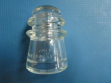 VTG Hemingray - 16  Clear Telephone Pole Insulator USA 20 - 56 Exc Condition