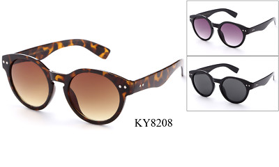 Vintage Retro Unisex Round Plastic Frame Sunglasses Old Fashioned Hipster Unisex