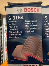 Genuine Bosch Car Air Filter S3154 fits Nissan Terrano II TDi - 2.7 - 96-06 1457
