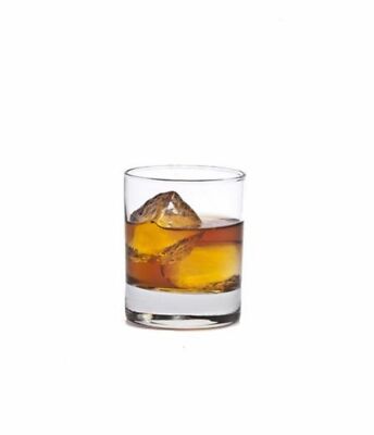 SET of 4-pc EPURE 'Tube' 8 Oz Crystal-Clear Tumblers Water Glasses