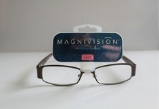 NEW FOSTER GRANT MAGNIVISION READING GLASSES: Brown Fashion Darlene 2.50
